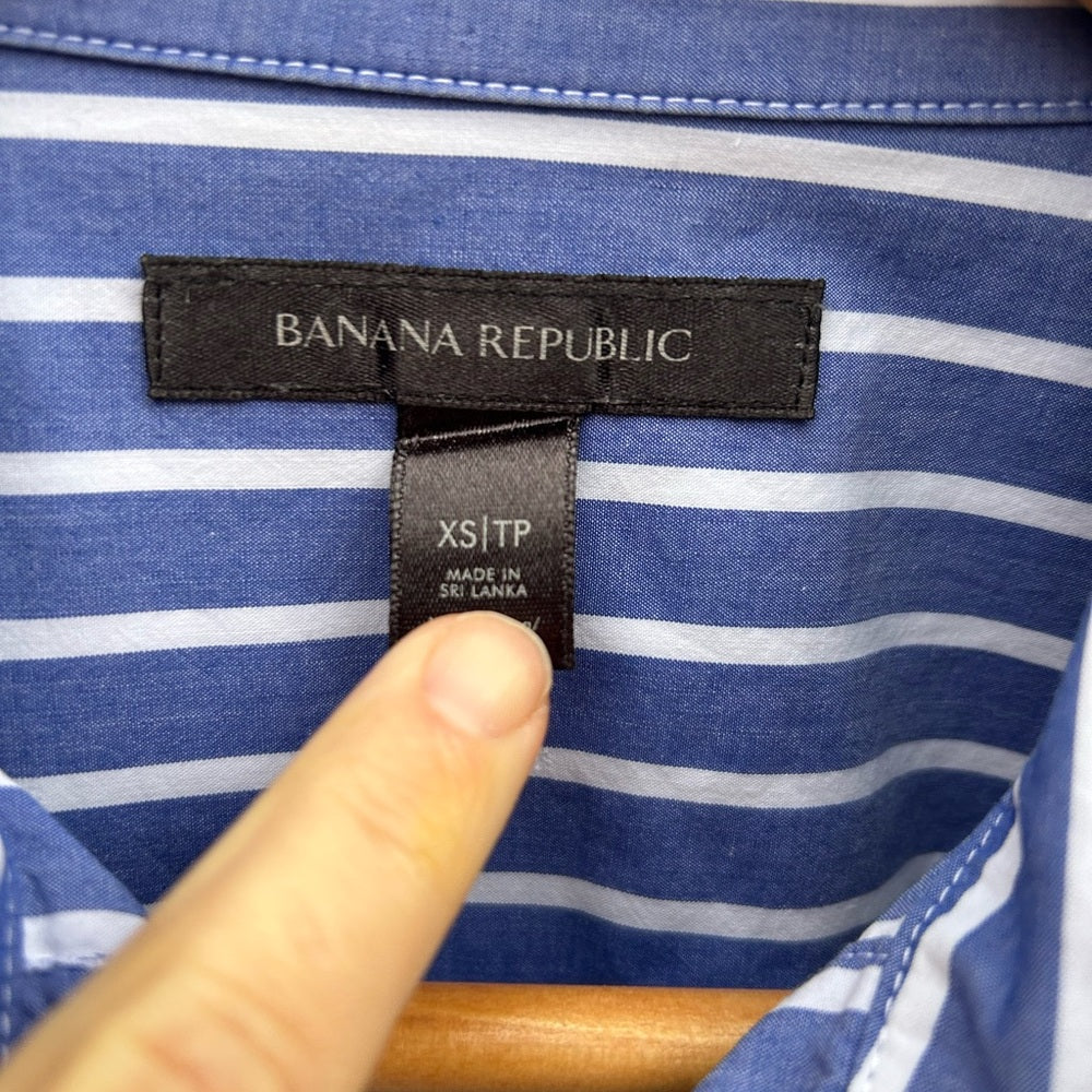 Banana Republic Striped Button-down, size XS