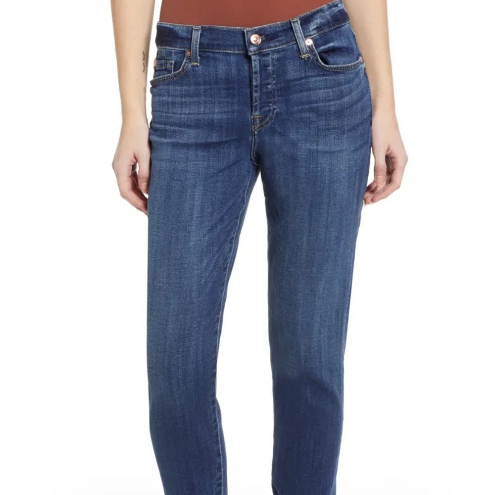 7 For Mankind Josefina skinny boyfriend Jeans Sz 27