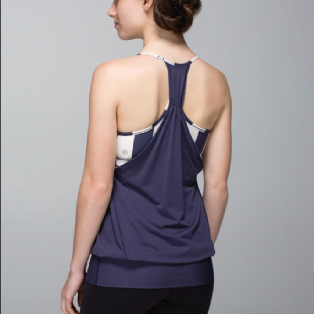 Lululemon No Limits tank cadet blue, size 4