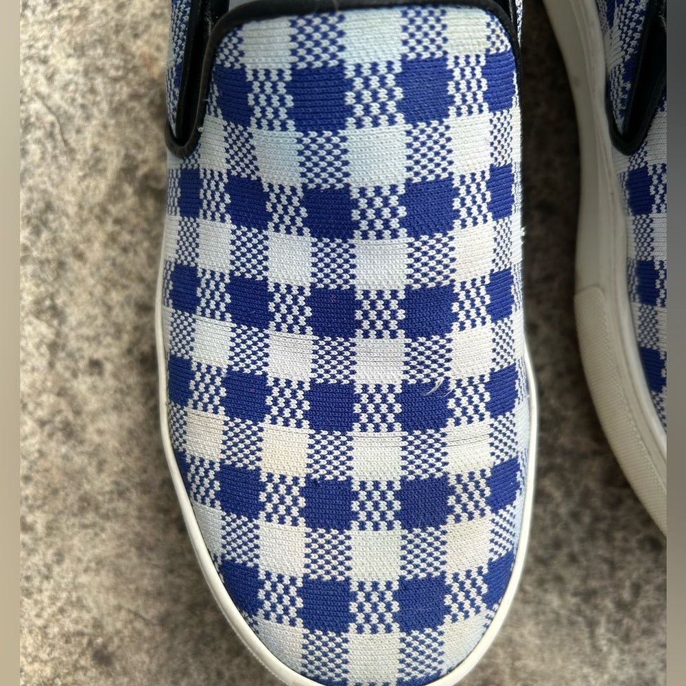 Celine Slip On Checked Shoes, size 37