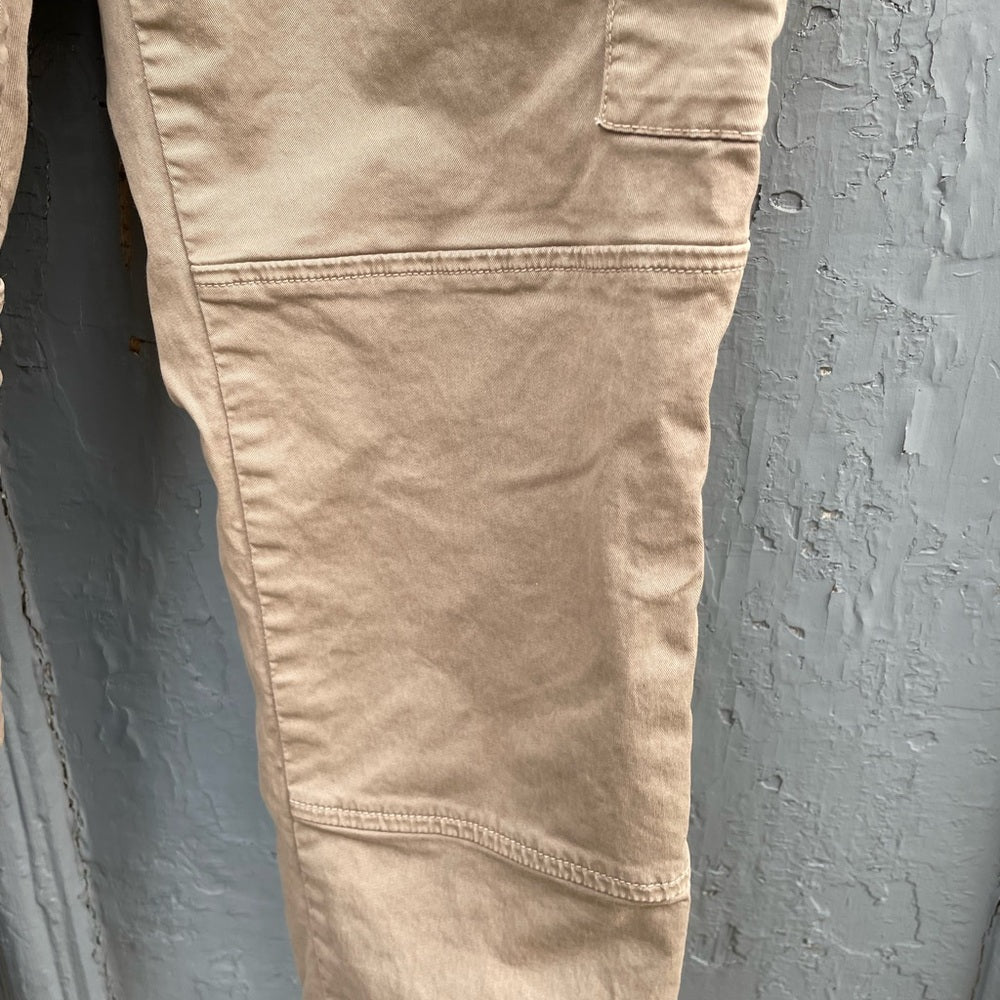 J Brand Eugene cotton-blend twill tapered cargo pants, size 26