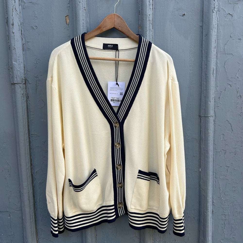 Able Madilyn Varsity Sweater, BNWT, size 1X,