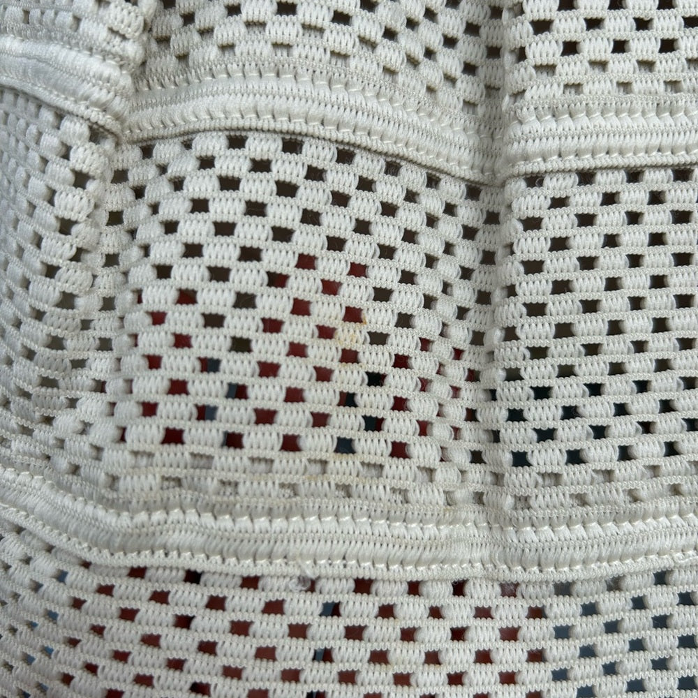 Endless Rose Taupe Mesh Mini Skirt, size S