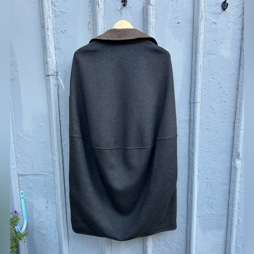 Agnona Wool Cashmere Cape, size 38
