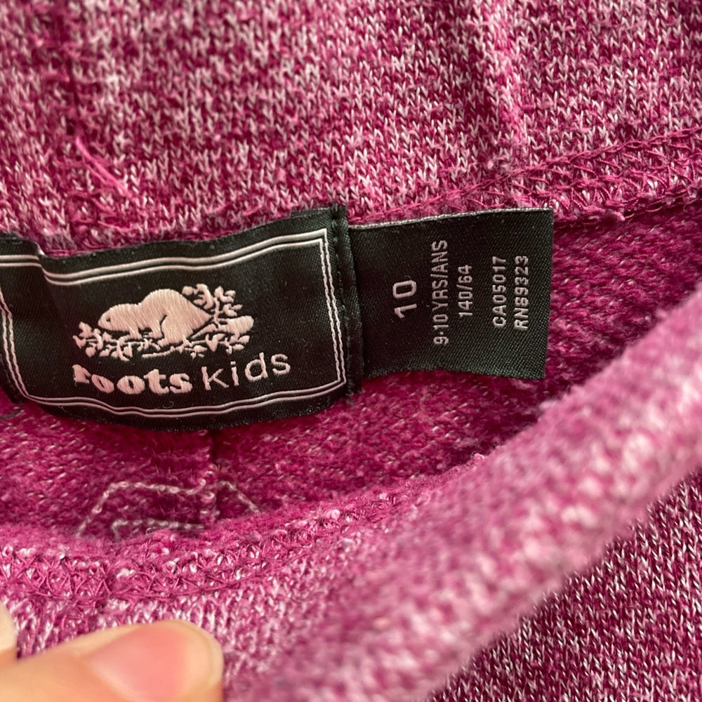 Roots Purple Pepper Classic Sweatpants, size 10