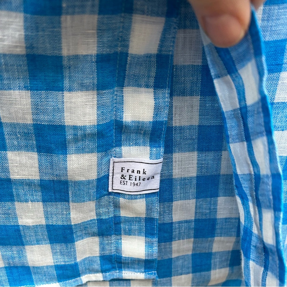 Frank & Eileen Barry Tailored Button Up Shirt, Size M