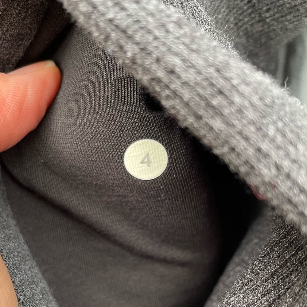 Lululemon Radiant Jacket In Heathered Black, Size 4