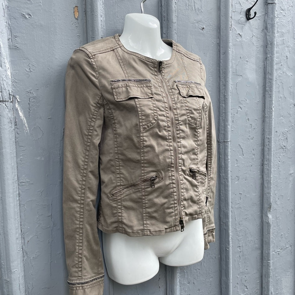 Marc Cain khaki jacket, size N3 (US 8)