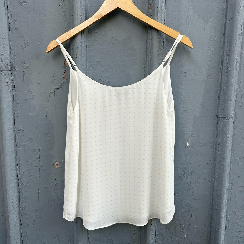 Aritzia Babaton Purple polka Dot Everly Cami, size XXS