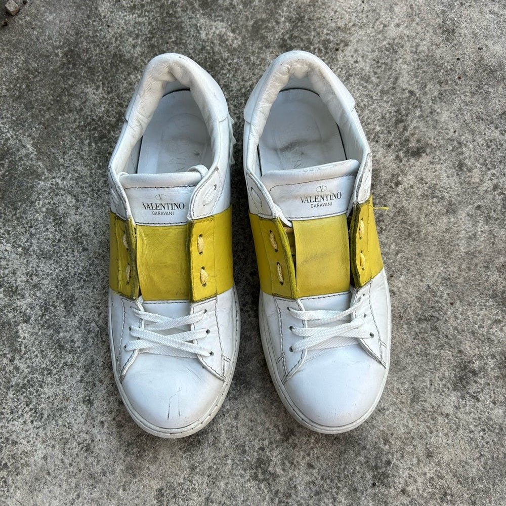 Valentino Garavani Open Rockstud low-top sneakers, size 41