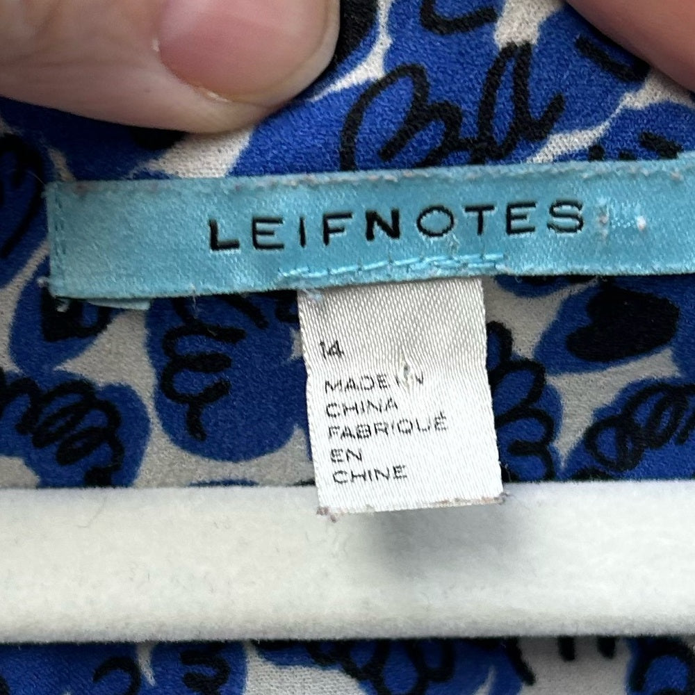 Anthropologie Leifnotes Drafted Petals Romper, size 14