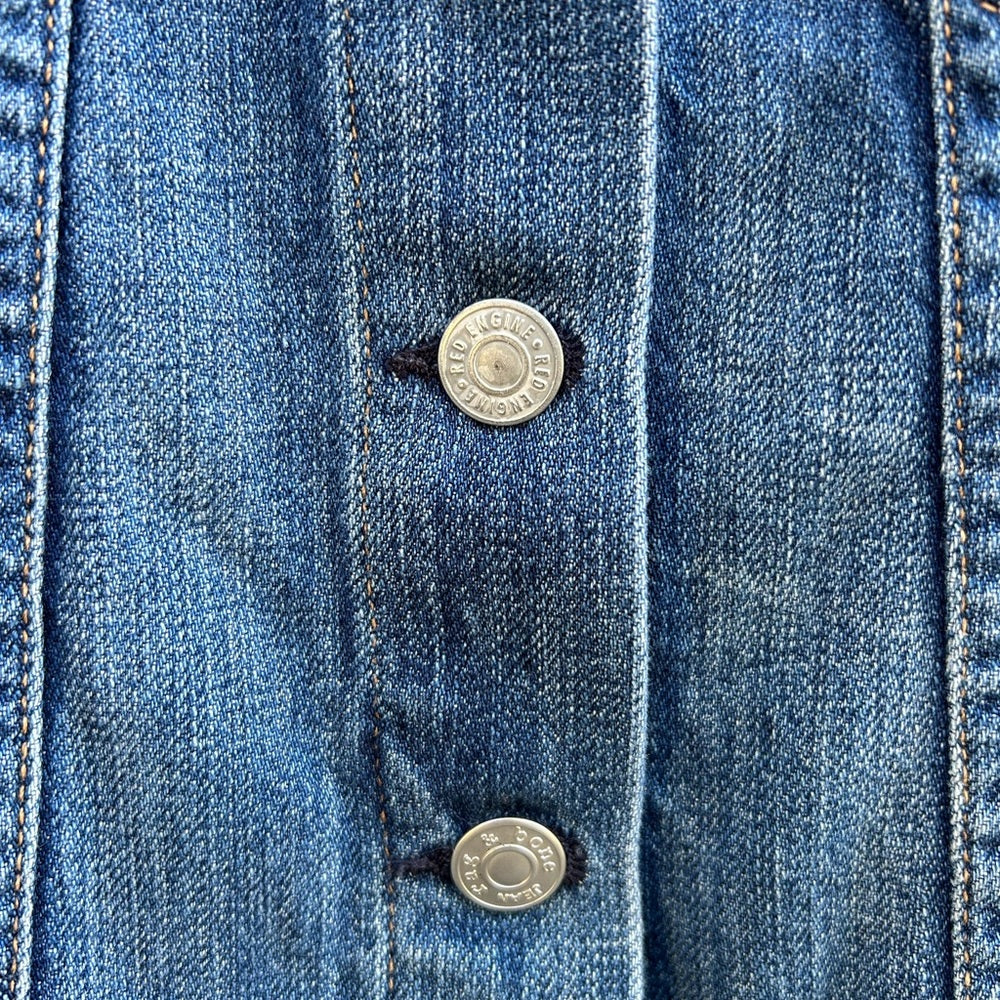 Rag and Bone Burney Denim Vest, Small