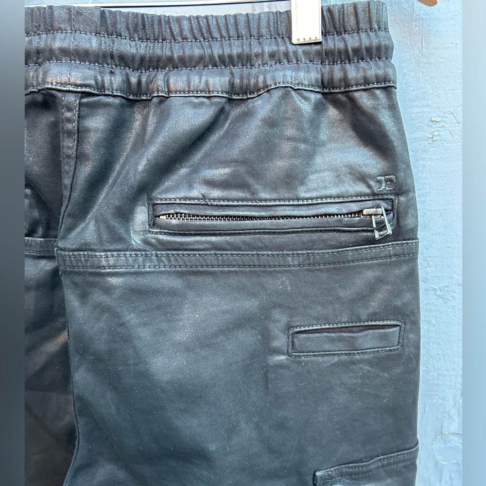 Joe’s Jeans Coated Sateen Cargo Pants, approx size 28