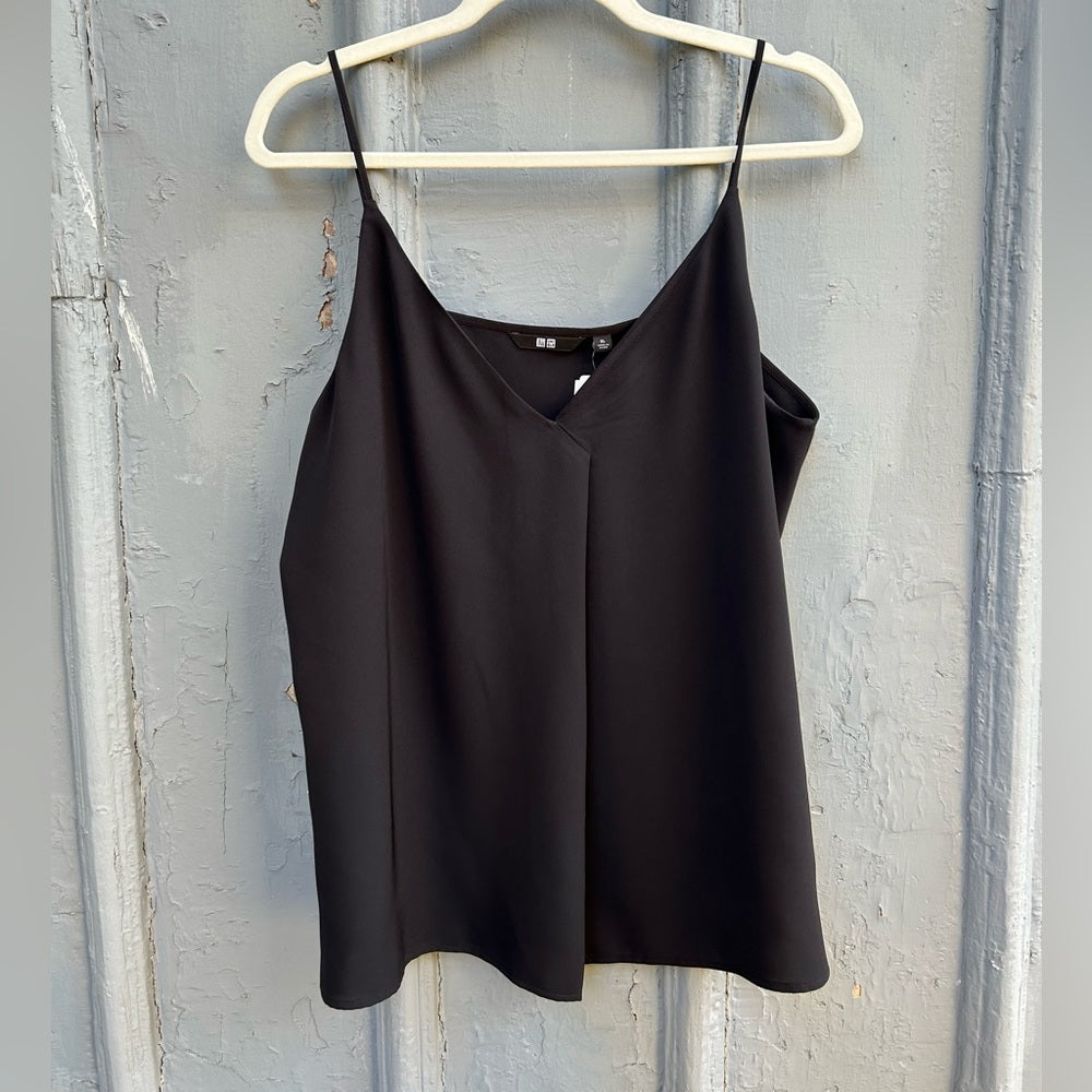 Uniqlo Bundle x 2 Drape Camisole, BNWT, Orange/Black, size XL