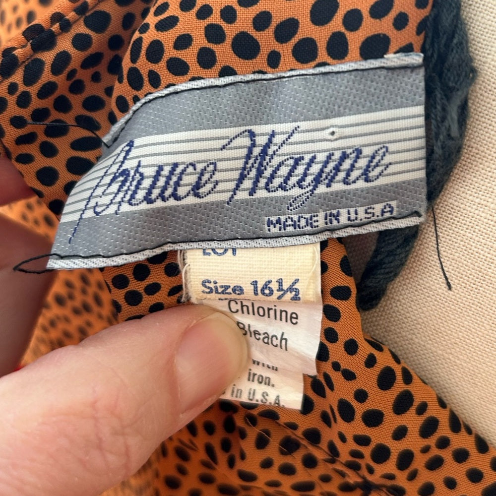 Bruce Wayne Vintage Animal Print Dress, Modern size 10