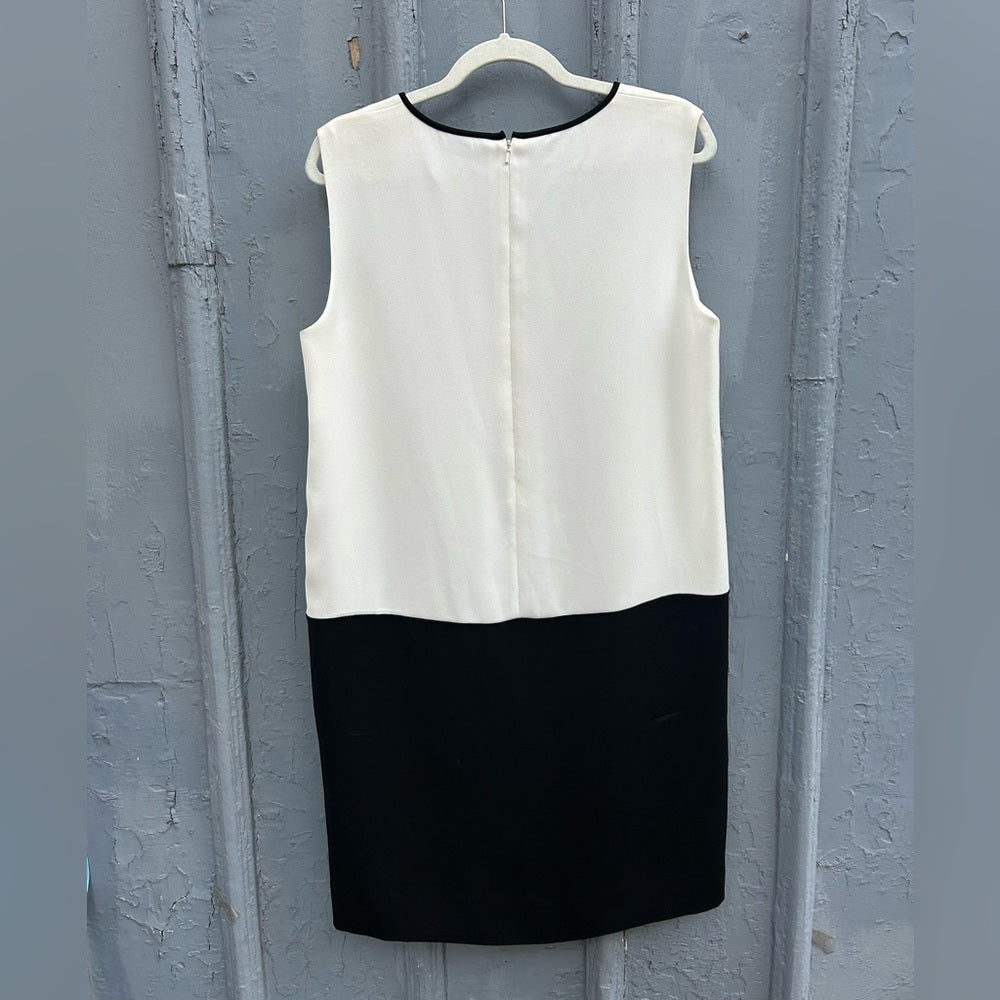 Vince Black & White Shift, size 12