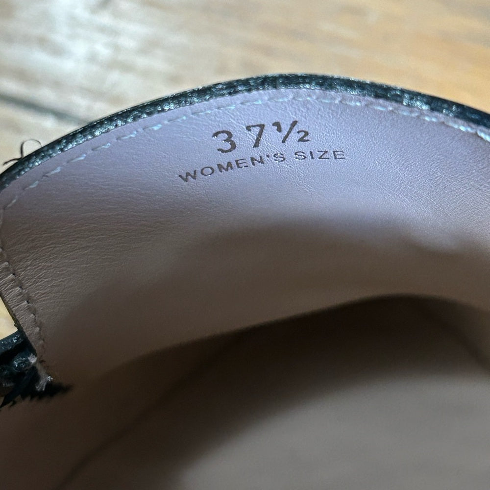 TOD’S Gommino black patent leather loafers, BNWOB, size 37.5