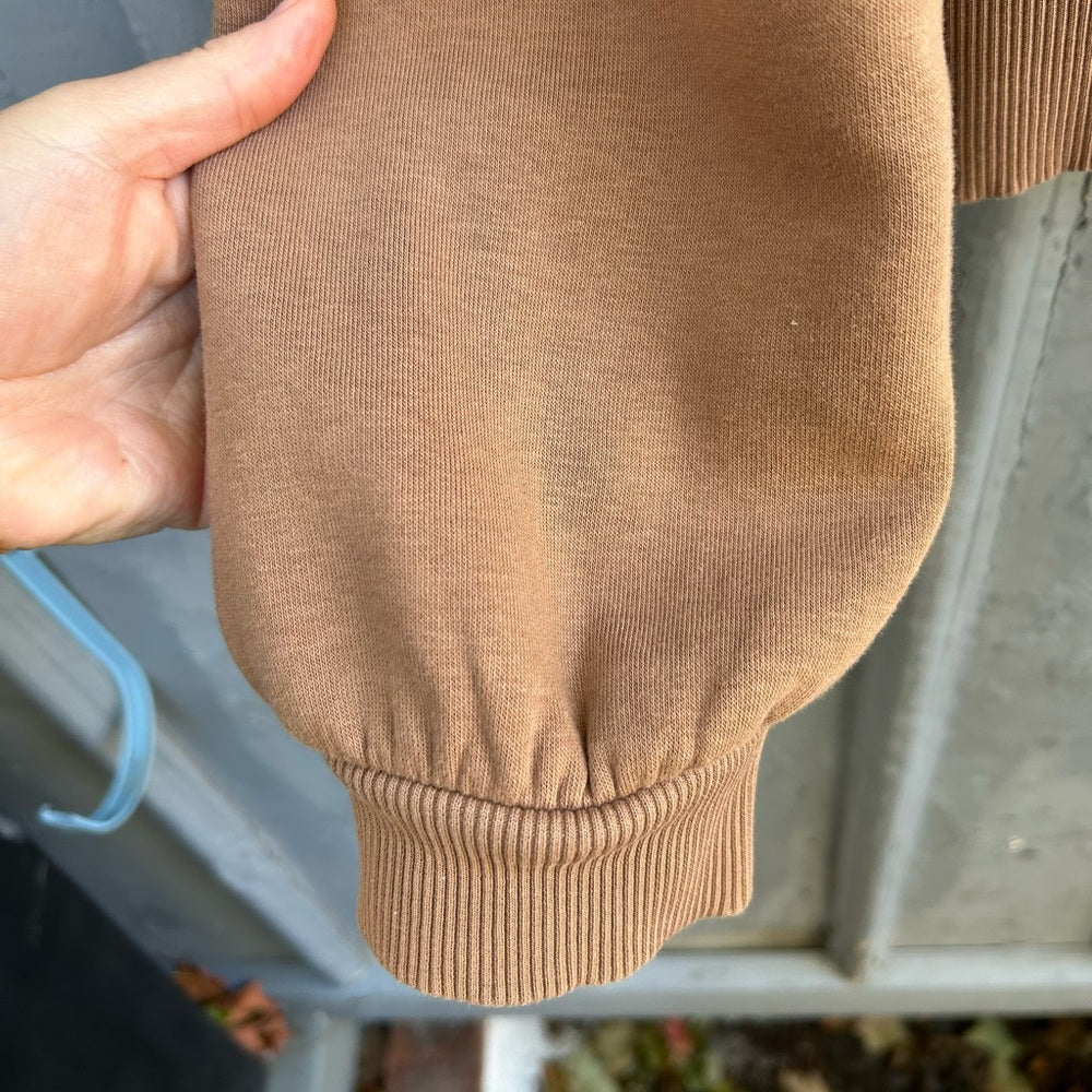 Anthropologie Second Female Carmella Brown sweatshirt, size Large