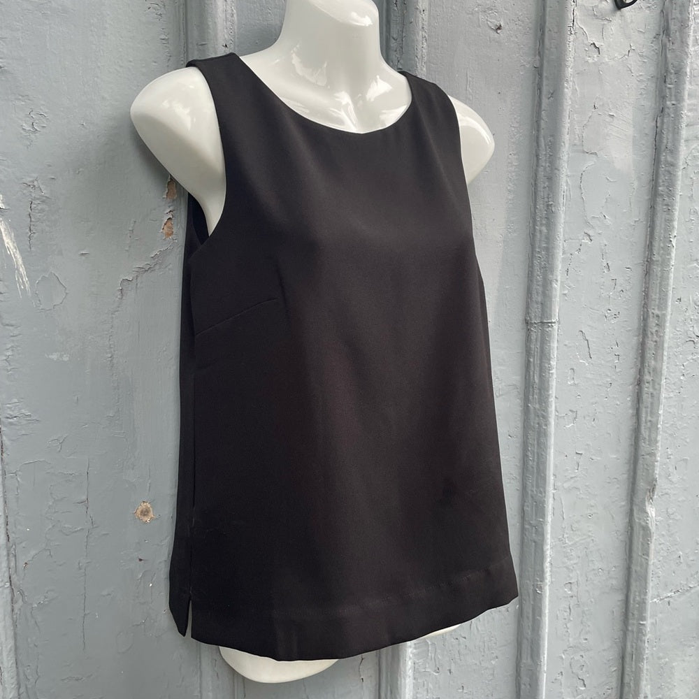 J Crew Black Scoop Neck Tank Top, BNWT, size 2