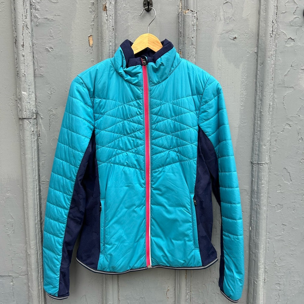 Lole Glee Thermaglow Lite Insulation Full Zip Quilted Jacket, size M