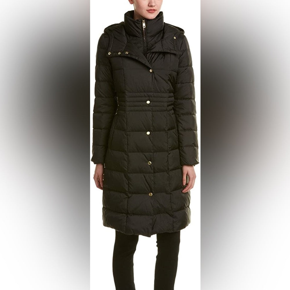 Cole Haan Bib Insert Down & Feather Fill Coat, size XS
