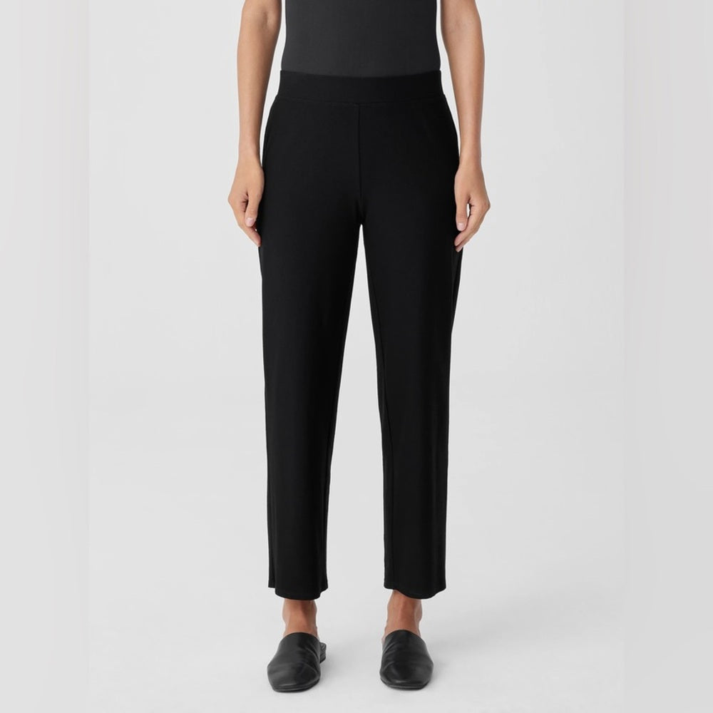 Eileen Fisher Black Crepe Pants, size xs