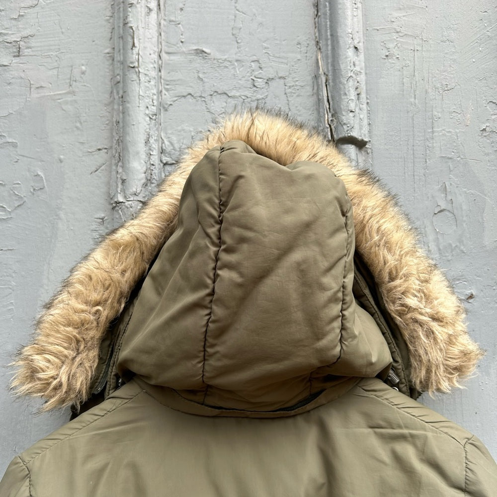 Ladies CDN Spirit khaki Down Jacket, size Small