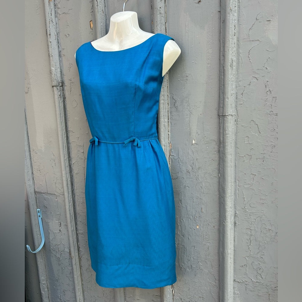 Vintage 1960’s Union Made Silk shift; size approx 6