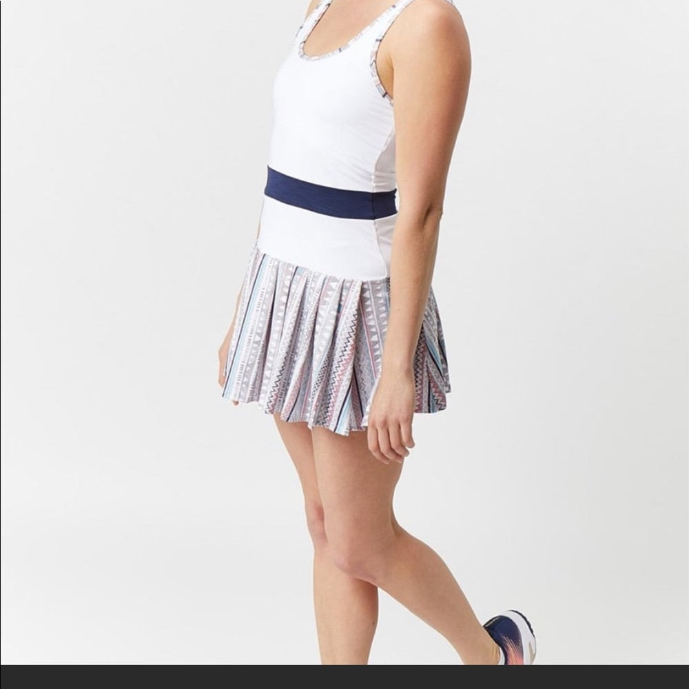 EleVen Women's Ikat Volley Dress white tennis sz XL