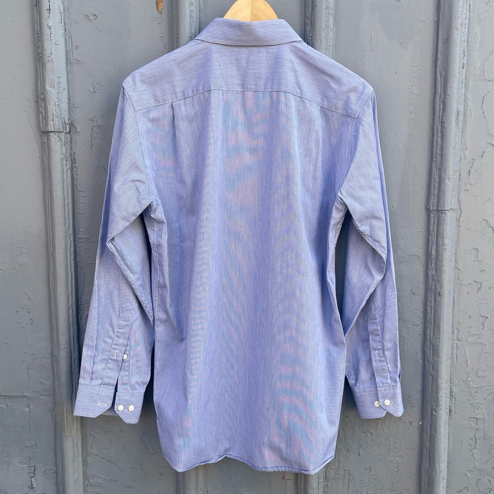 Ben Sherman Button Down Blue & White striped shirt, size M