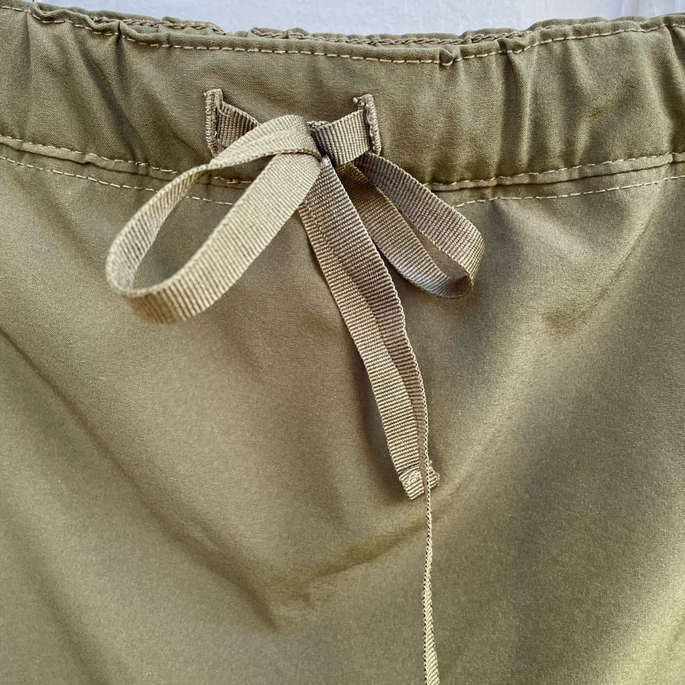 Riders by Lee Indigo Khaki Green Utility Skirt, size 16