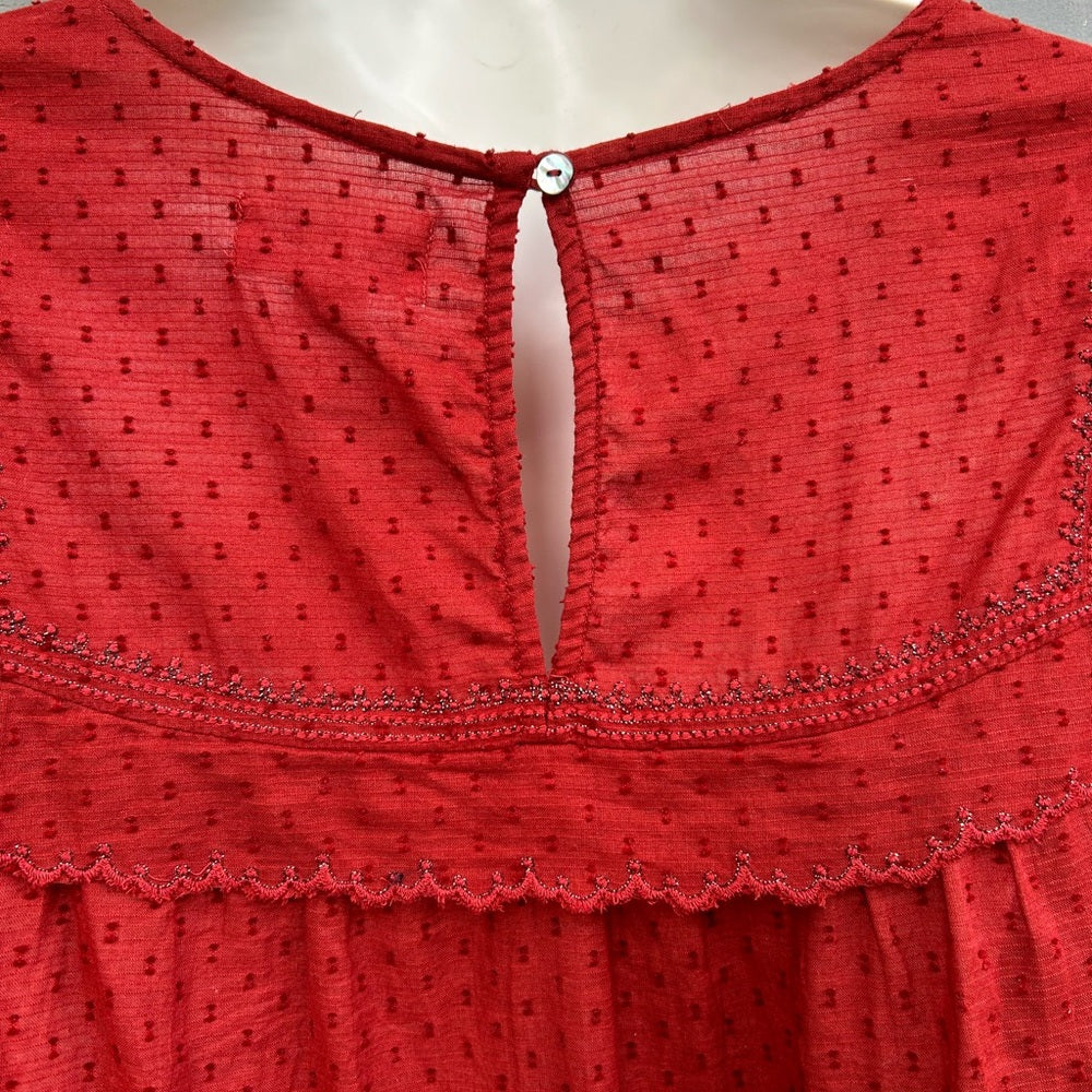 Velvet Raina Cotton Blouse, Size XS