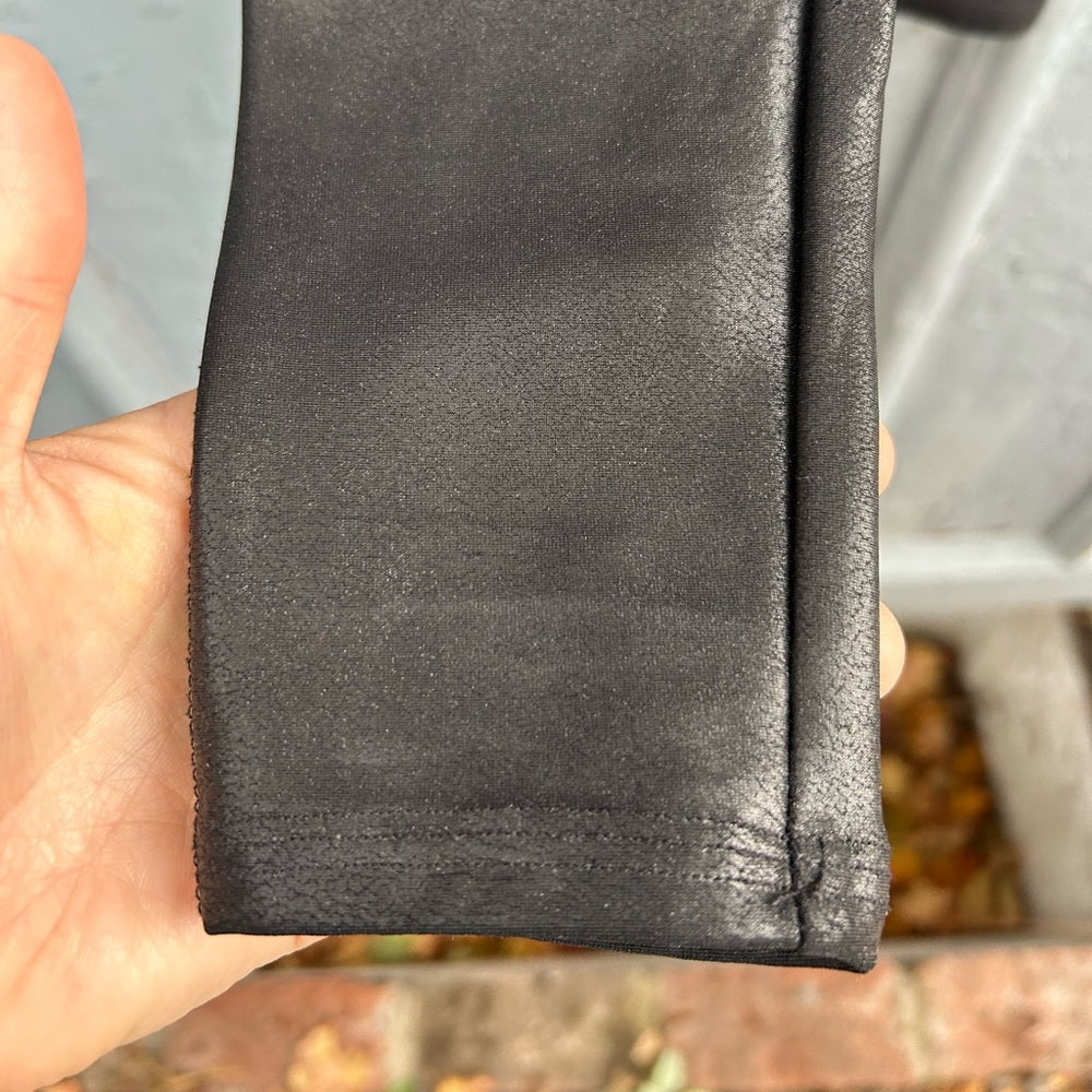SPANX faux-leather leggings, Size XS