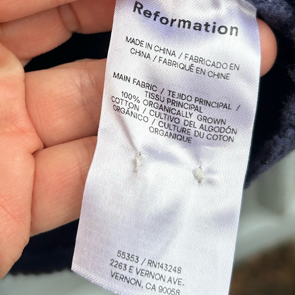 Reformation Catalina Cotton Mini Dress, BNWT, size Large