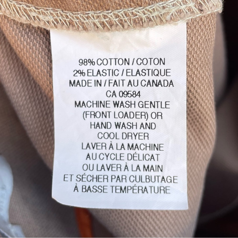 COMRAGS Taupe Cotton A Frame Asymmetric skirt, Small