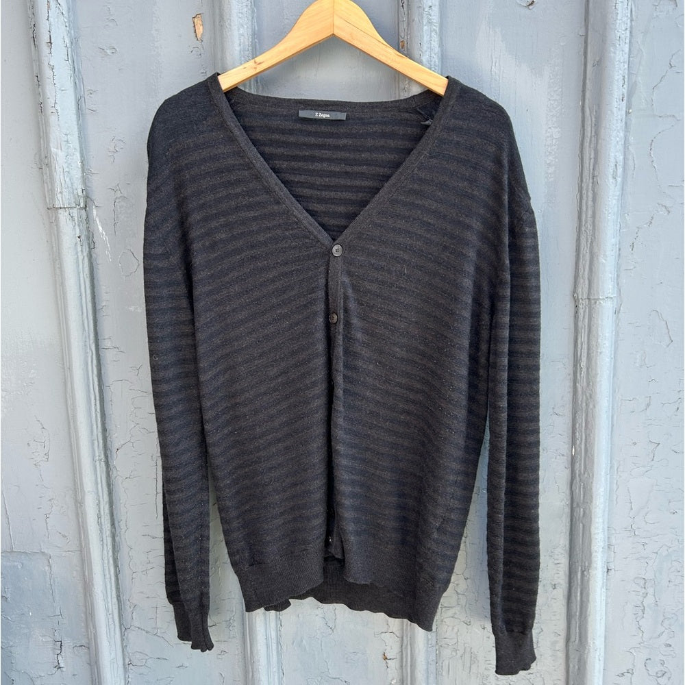 Z Zenga wool & silk cardigan, size L