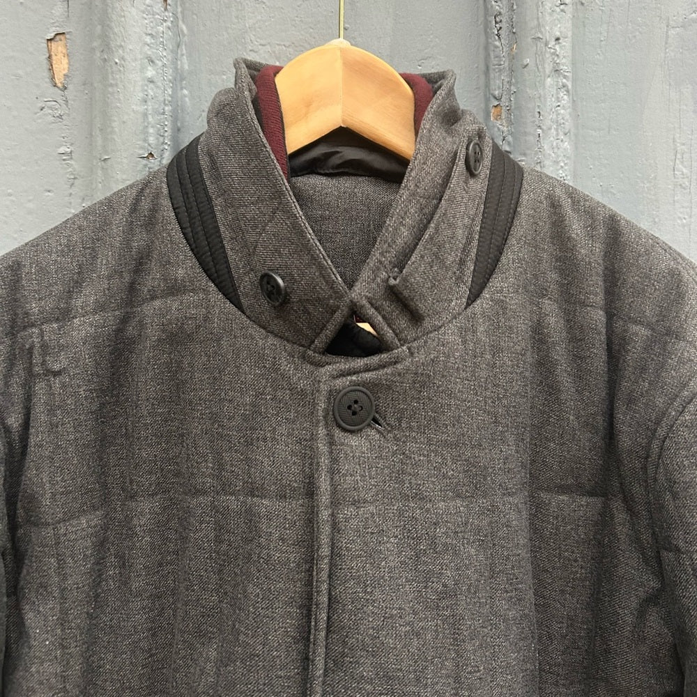 Ted Baker Grey Jaycie Padded Jacket, size Ted 6 (XXL)