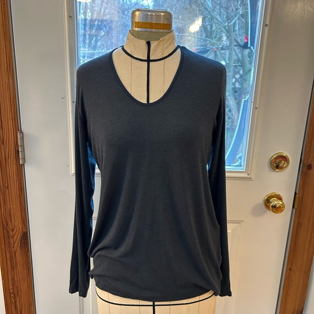 Transit Par Such Black Long Sleeve T-Shirt, size L/XL