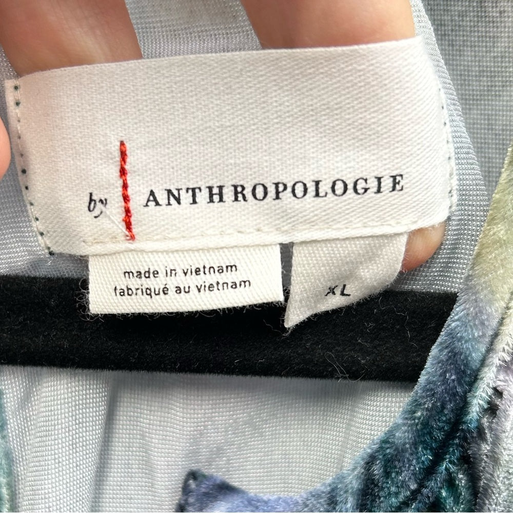 By Anthropologie The Somerset Jumpsuit: Velvet Edition, BNWT, size XL