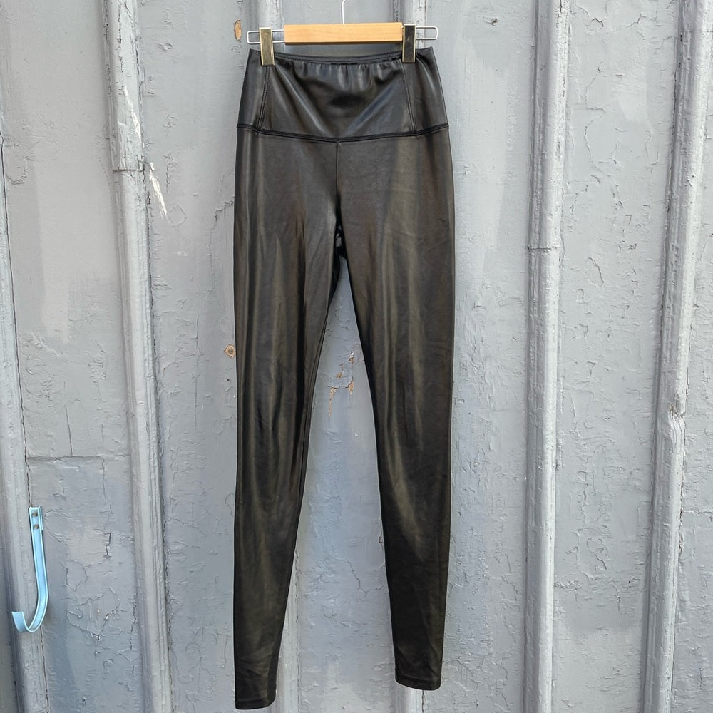 Wilfred Rebelle Faux Leather Pant/Legging Black size Small