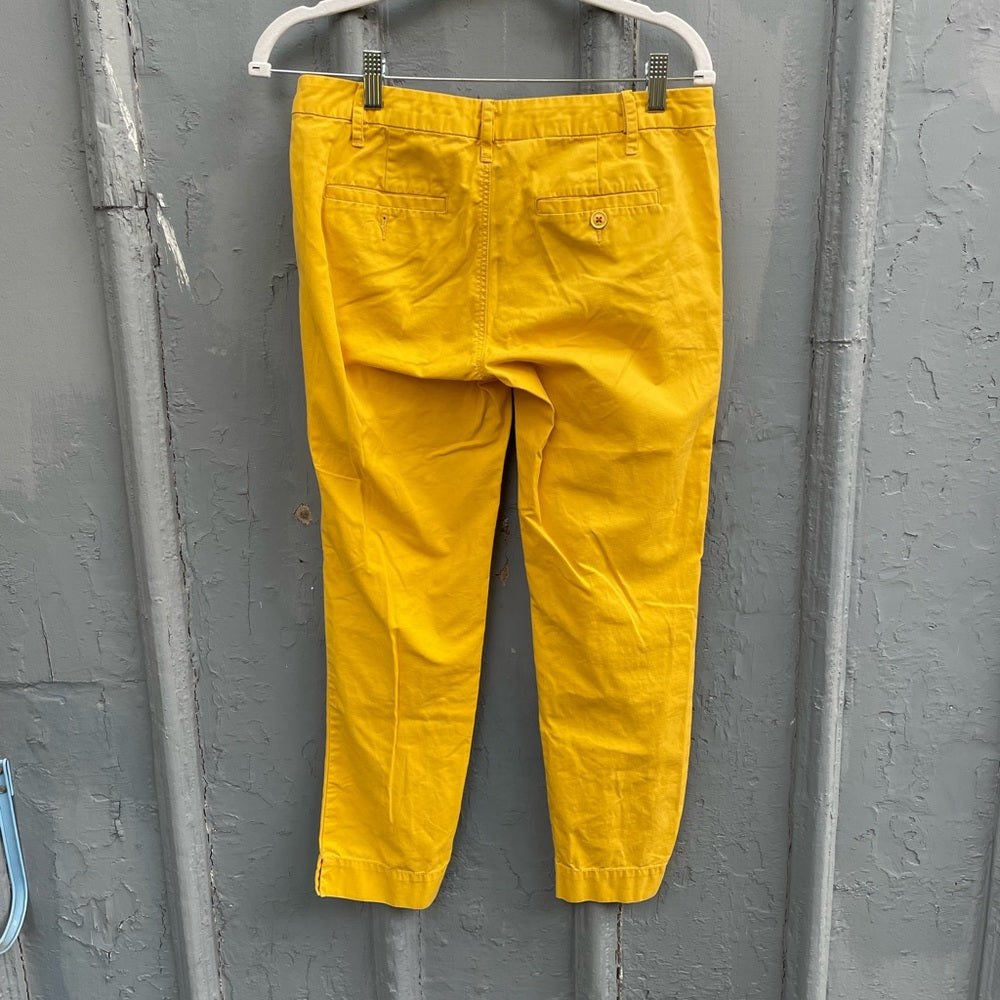 G1 Basic Goods Iconic Chino Paper Twill Mustard cotton pants, size 2