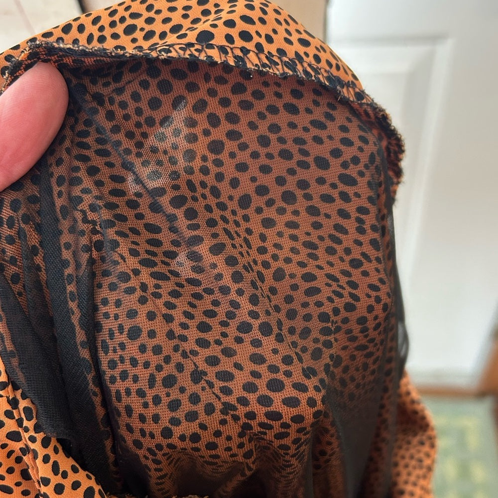Bruce Wayne Vintage Animal Print Dress, Modern size 10