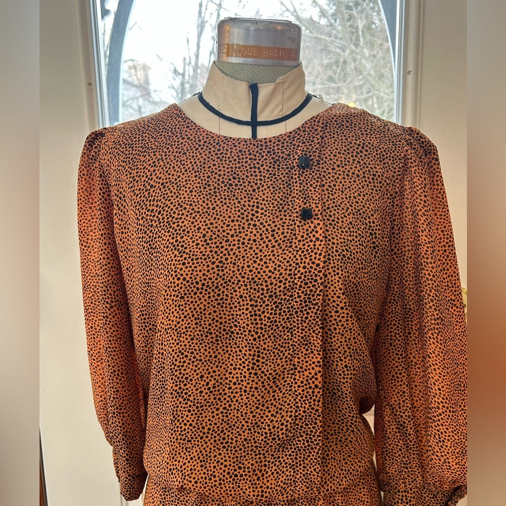 Bruce Wayne Vintage Animal Print Dress, Modern size 10