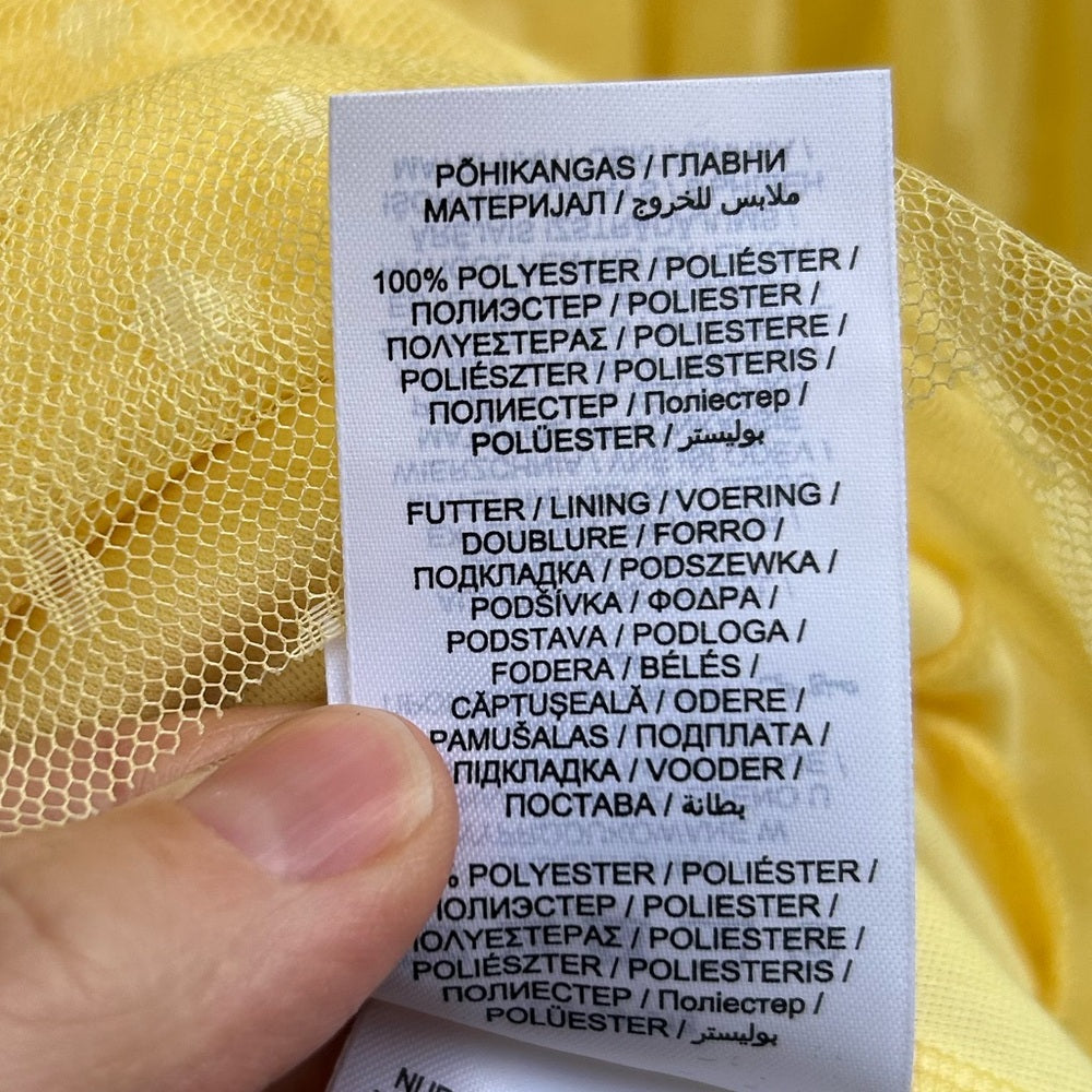 Jake’s Cocktail Yellow dress, size 38 (approx 6)