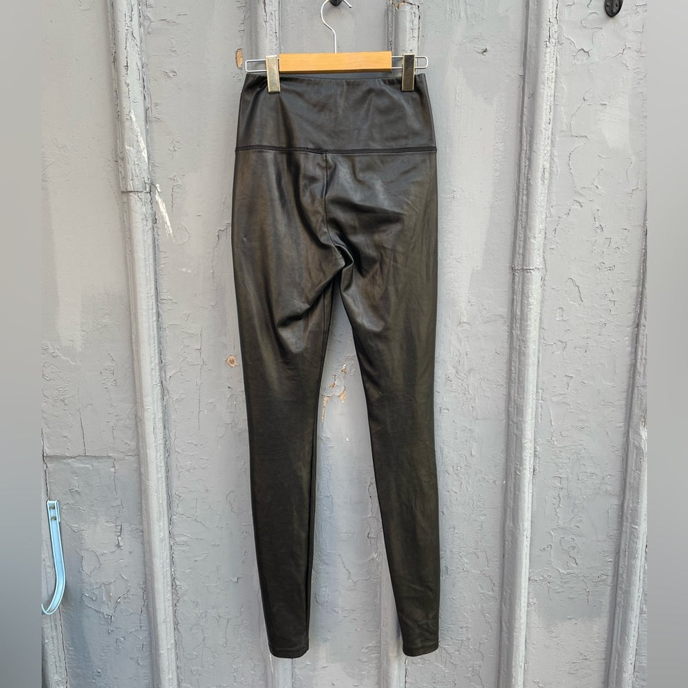 Wilfred Rebelle Faux Leather Pant/Legging Black size Small