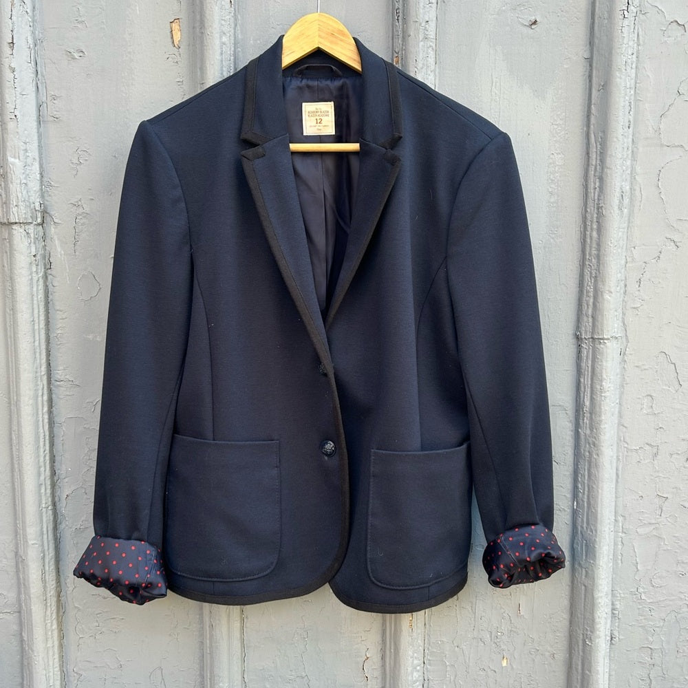 Gap Navy Academy Blazer, size 12