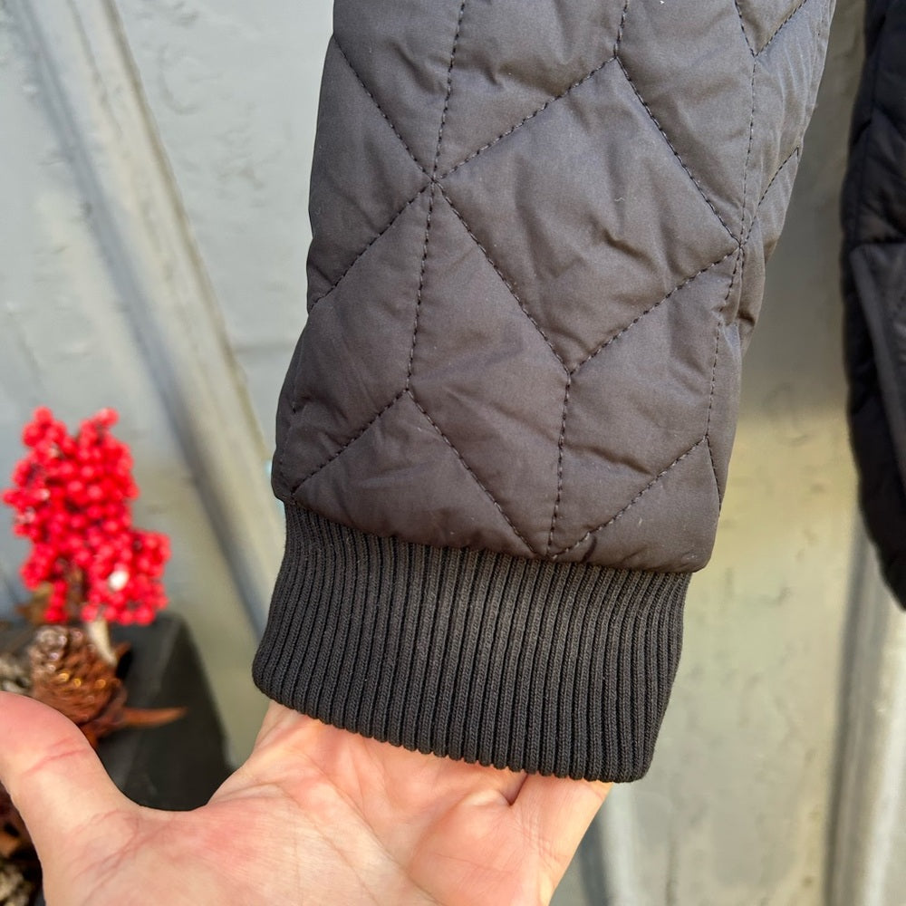 Ilse Jacobsen Short quilted A-shaped coat, size 8