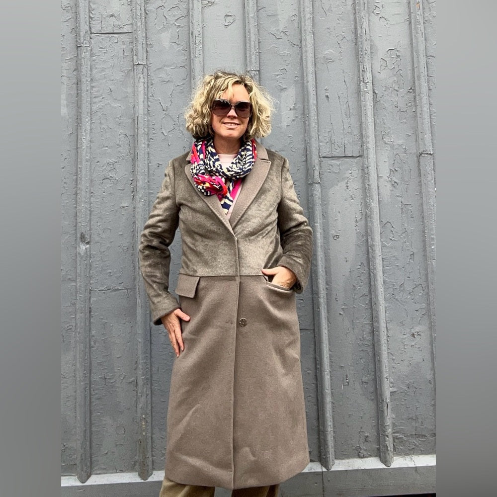 Karen Millen Wool Overcoat, size 8