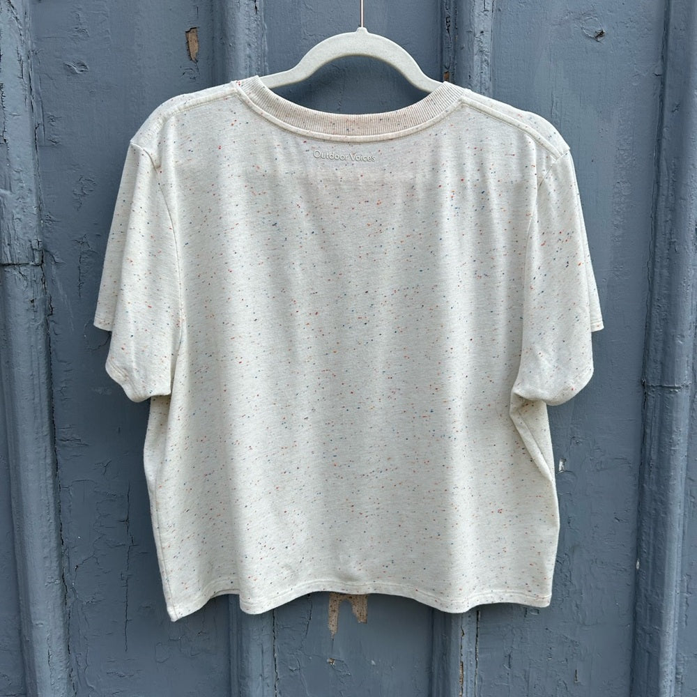 Outdoor voices speckled tee, Large
