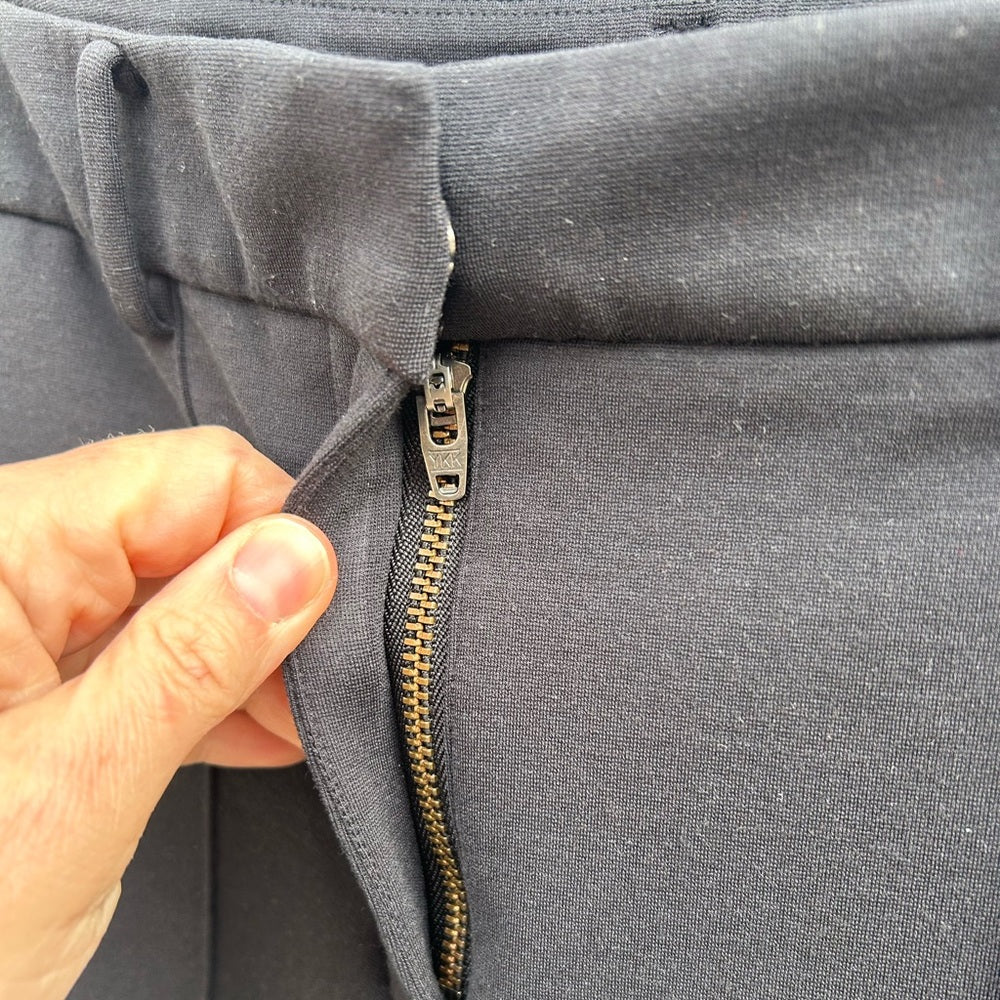 Kit & Ace Black Coastline Cashmere Trousers, Size 8